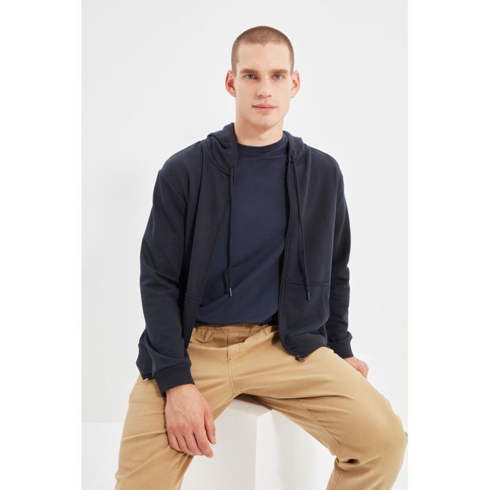 NWT Trendyol Men Regular Hood Knit Sweatshirt